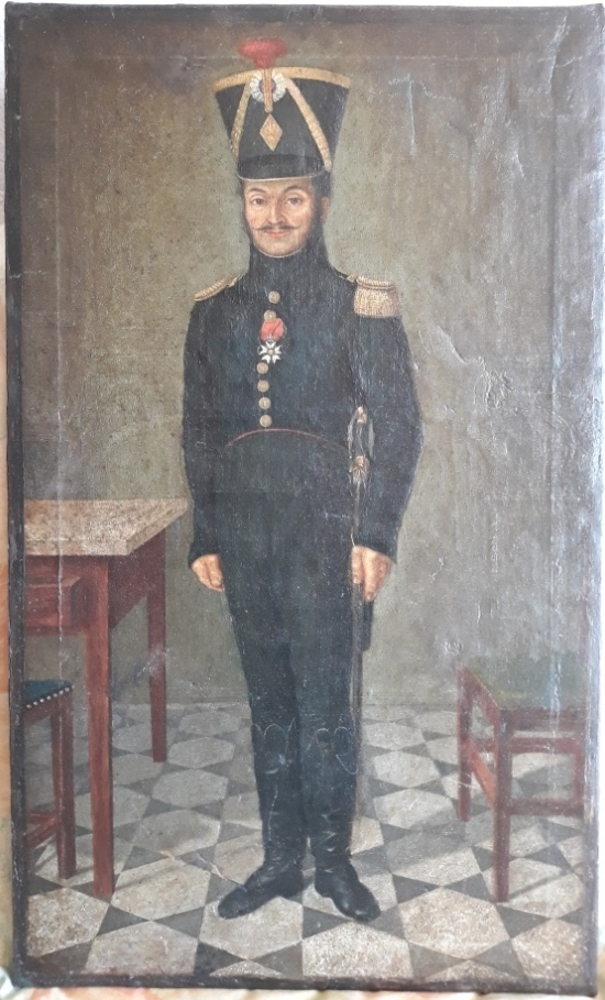 Portrait prsum d'un Officier du 4e de Ligne