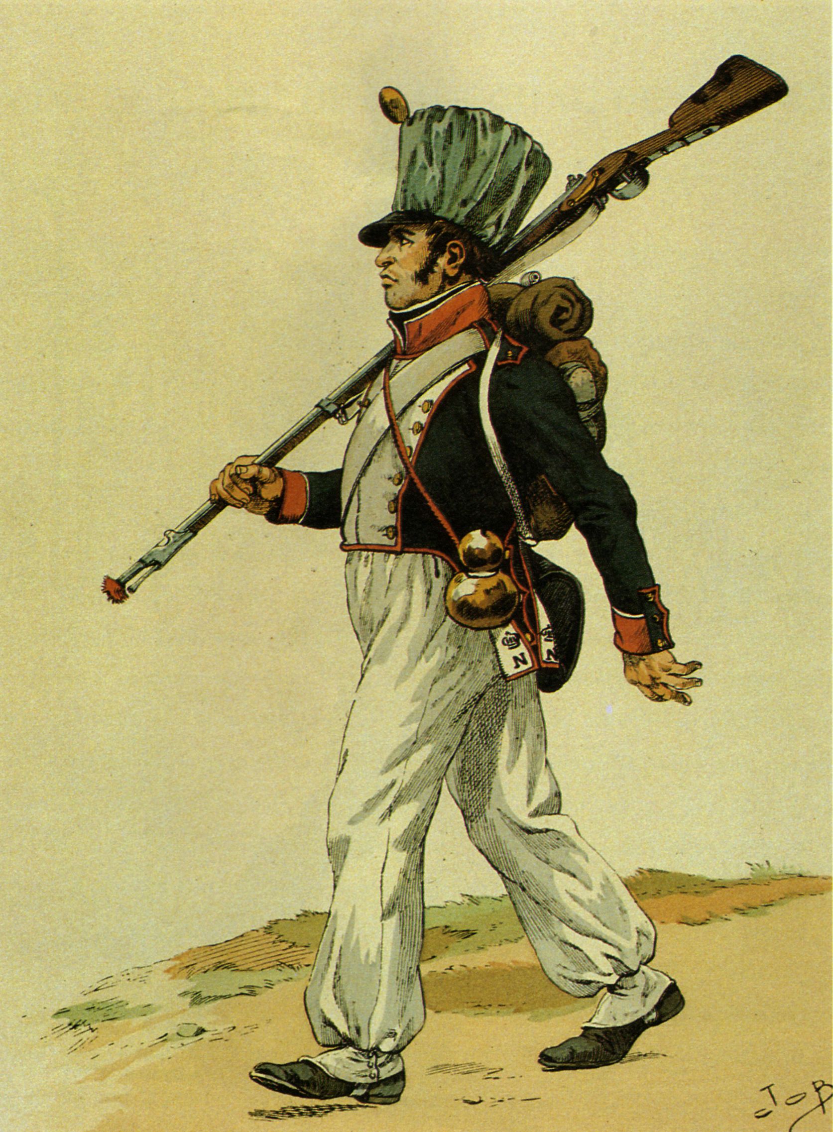 Fusilier du 4e de Ligne en 1813