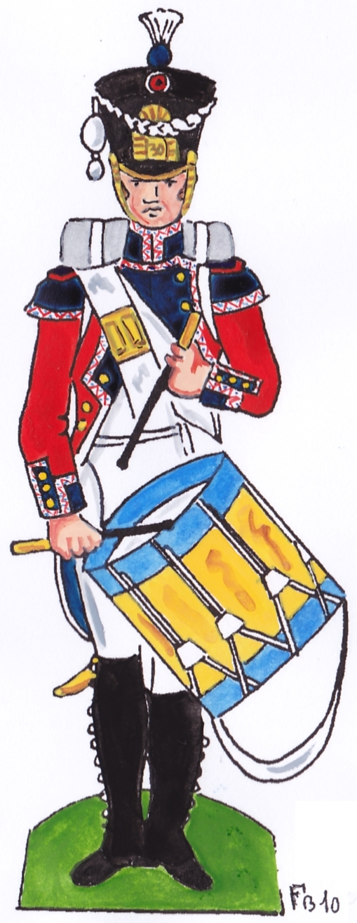 Tambour de Fusiliers 1807-1808 30e de Ligne