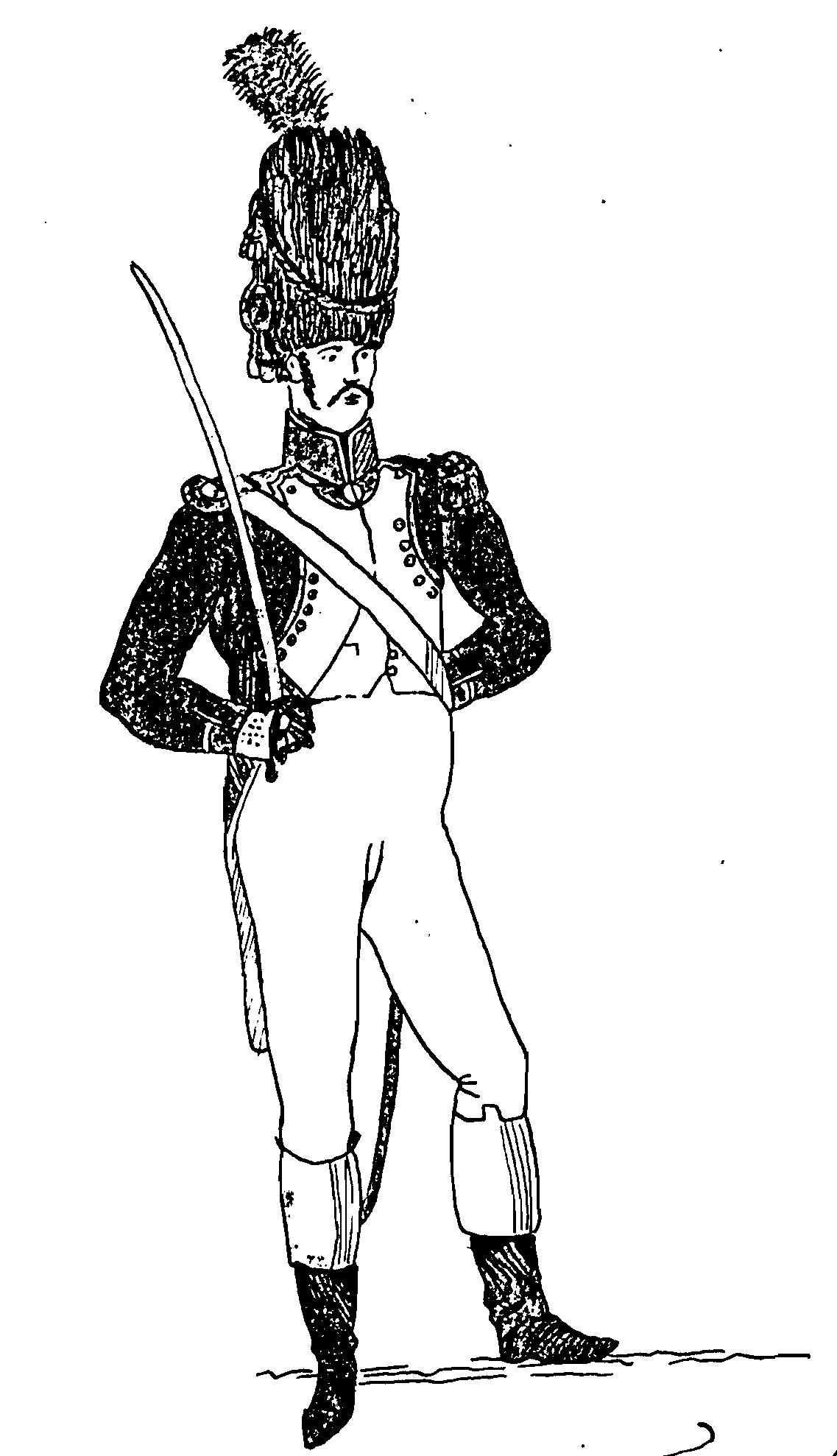 Officier de Grenadiers 1810-1812 30e de Ligne