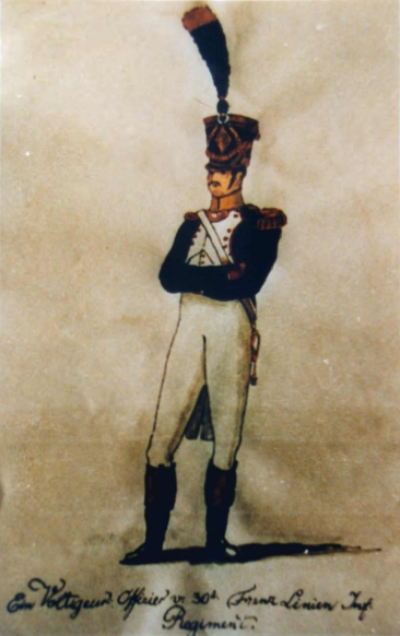 Officier de Voltigeurs 1810-1812 30e de Ligne