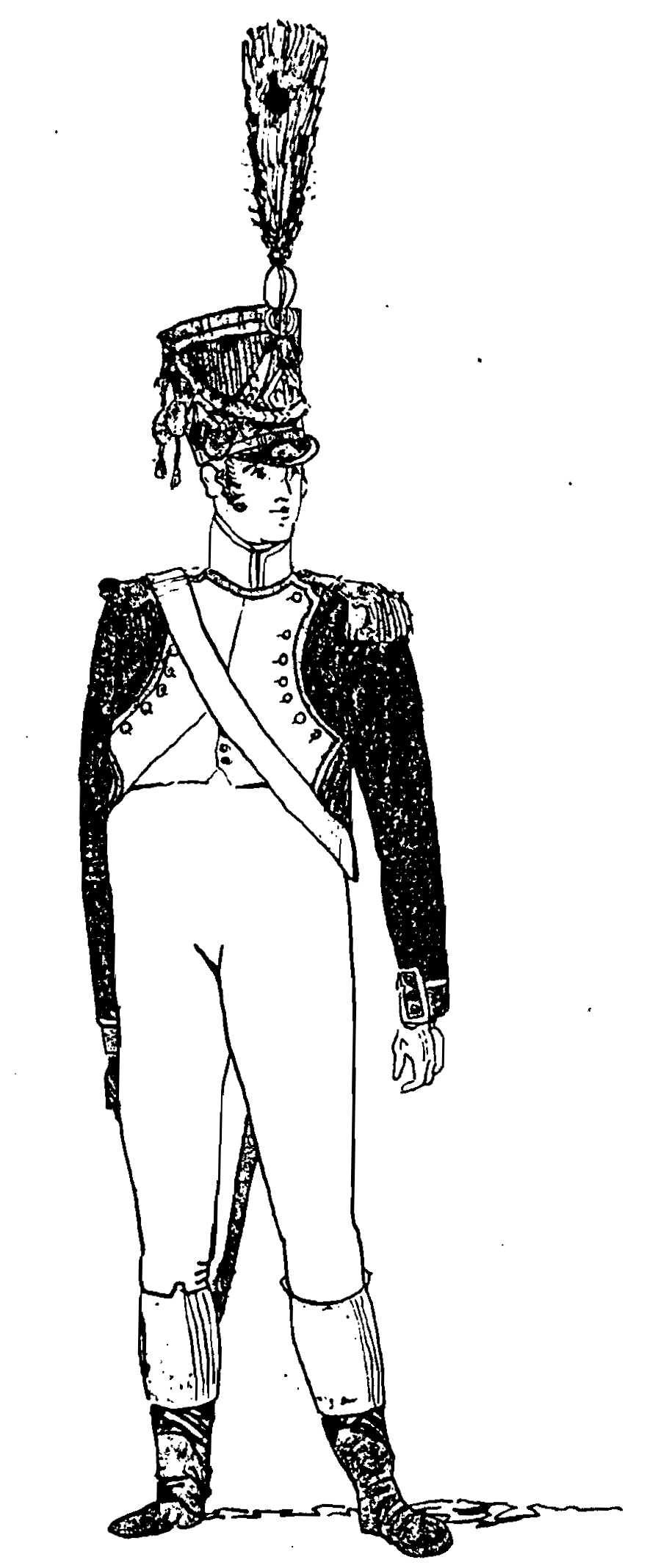 Officier de Fusiliers1810-1812 30e de Ligne