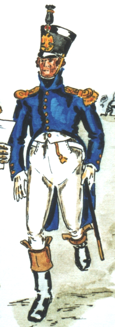 Officier de Fusiliers 1810-1812 30e de Ligne