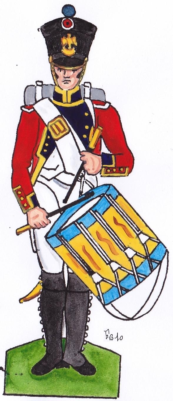 Tambour de Fusiliers 1810 30e de Ligne