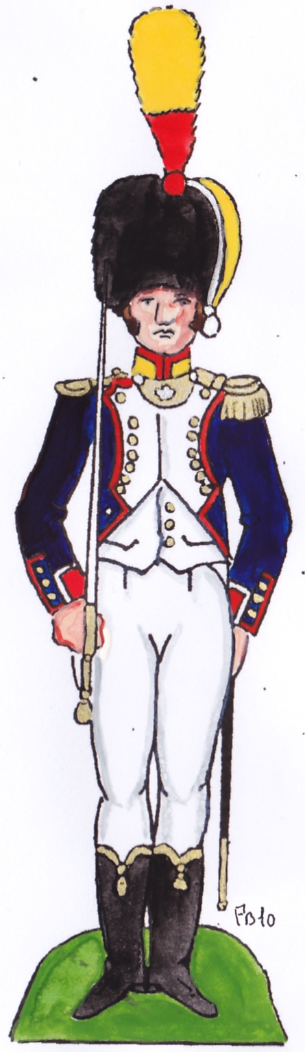 Officier de Voltigeurs 1807-1808 30e de Ligne