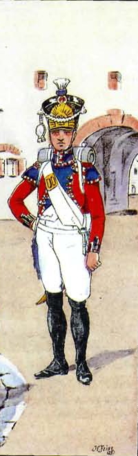 Tambour de Fusiliers 1809 30e de Ligne