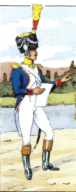 Officier de Voltigeurs 30e de Ligne 1809