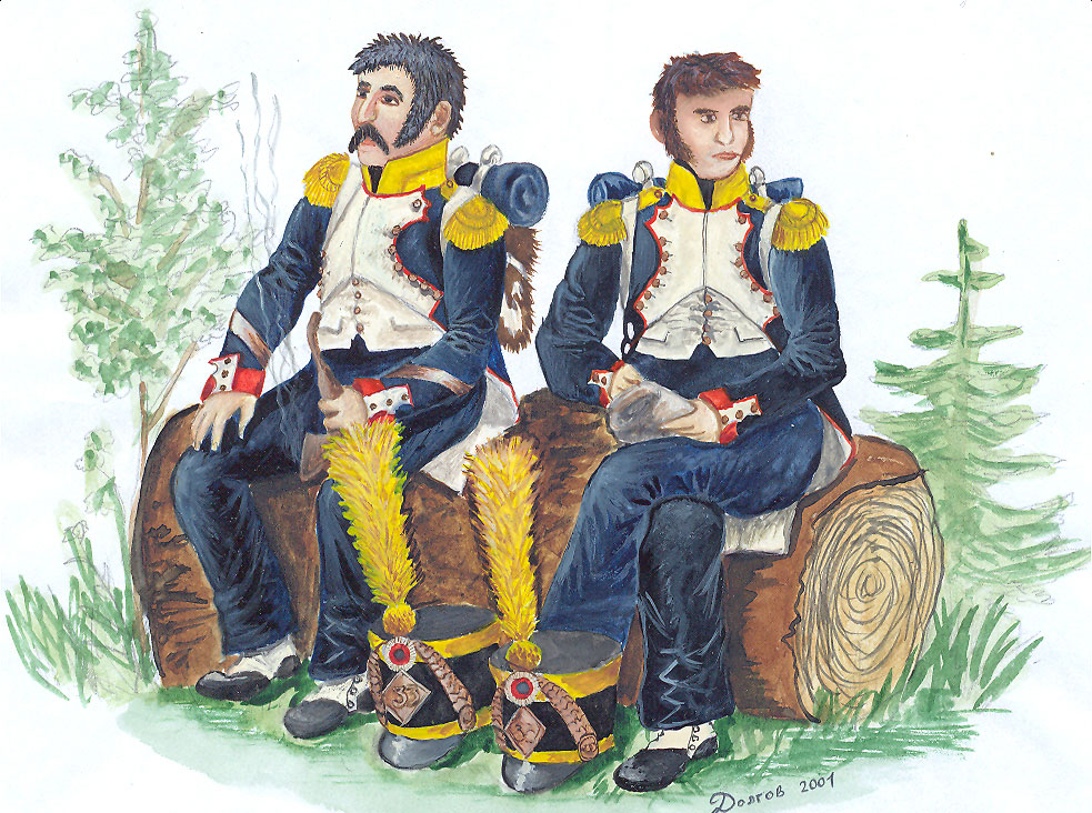 Voltigeurs 33e de Ligne 1812