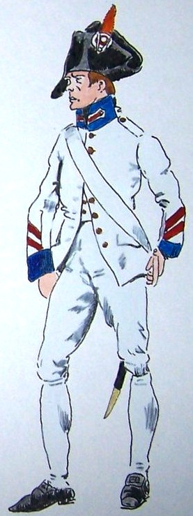 Caporal de Fusiliers 33e de Ligne 1800-1802