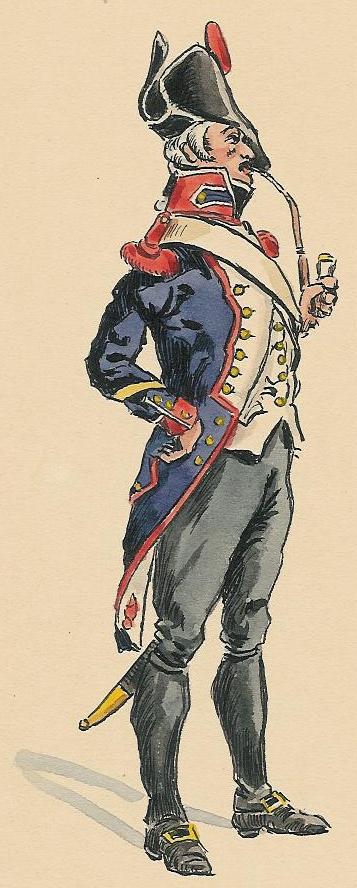 Sergent de Grenadiers, 33e de Ligne, 1800-1804