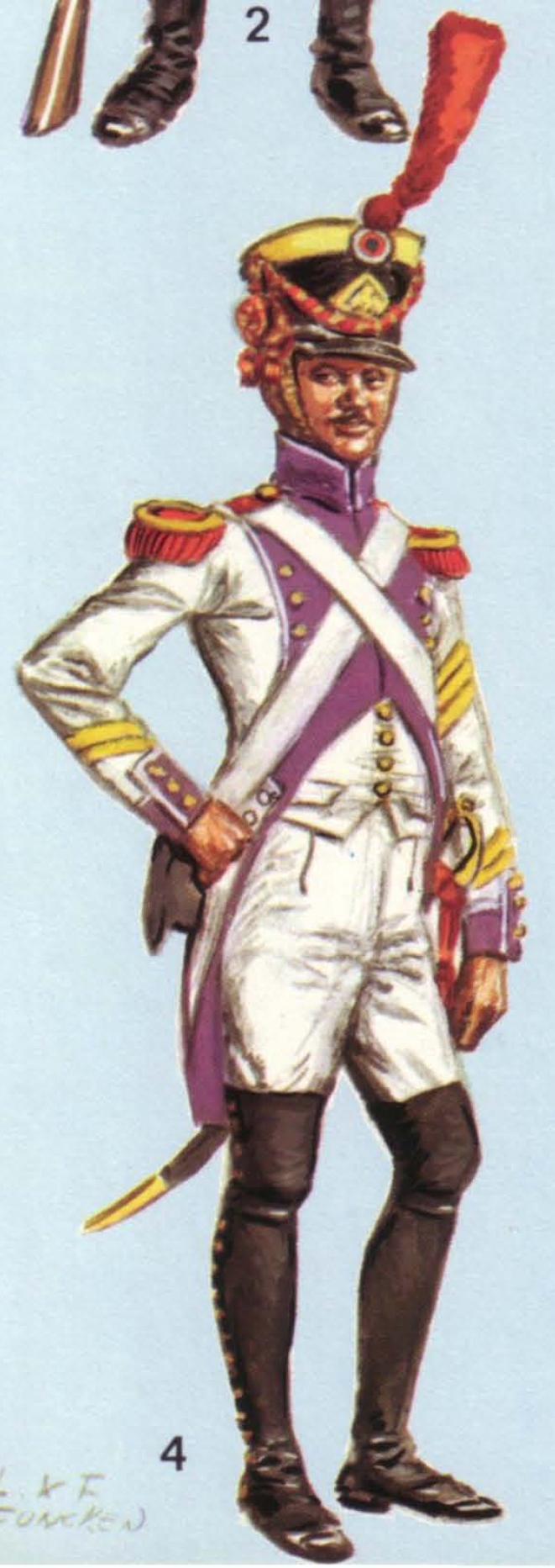 Sergent major de Grenadiers 33e de Ligne 1806-1807