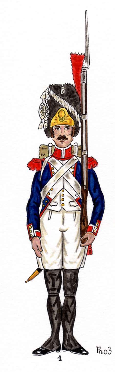 Grenadier du 42e Ligne 1806