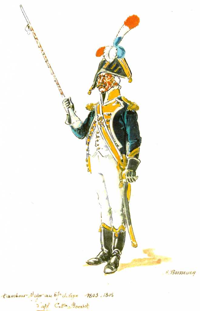 Tambour-major 57e de Ligne, 1803-1805