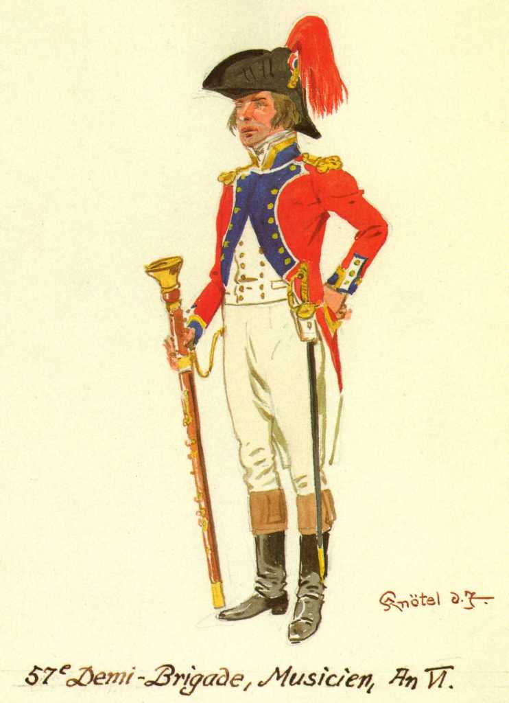 Musicien 57e Demi-brigade, 1798