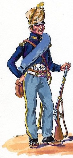 Officier de Voltigeurs du 63e de ligne 1811-1813