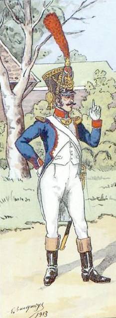 Officier de Grenadiers du 63e de ligne 1808-1809