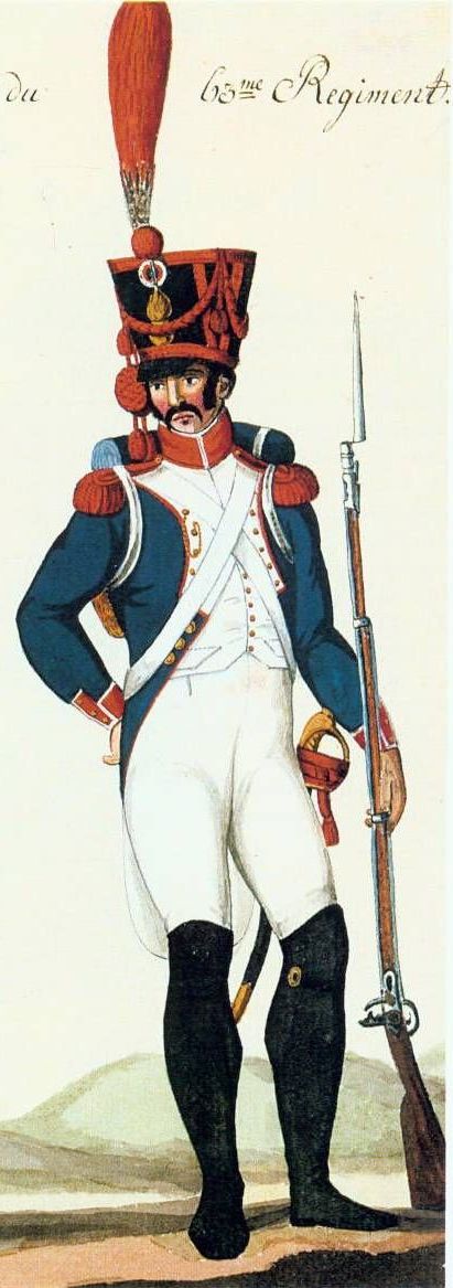 Officier de Grenadiers et Grenadier du 63e de ligne 1807-1808