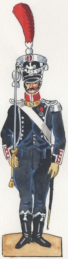 Officier de Carabiniers du 8e Lger, 1809-1810