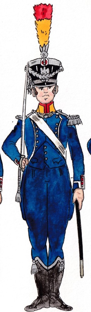 Officier de Voltigeurs du 8e Lger1809-1810