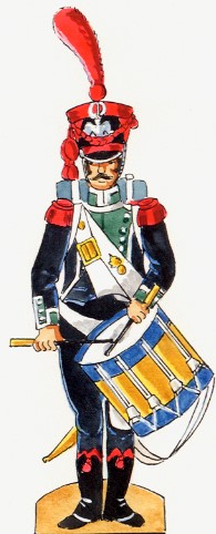 Tambour de Carabiniers 8e Lger, 1809-1810