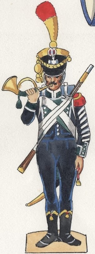 Cornet de Voltigeurs 8e Lger, 1809-1810