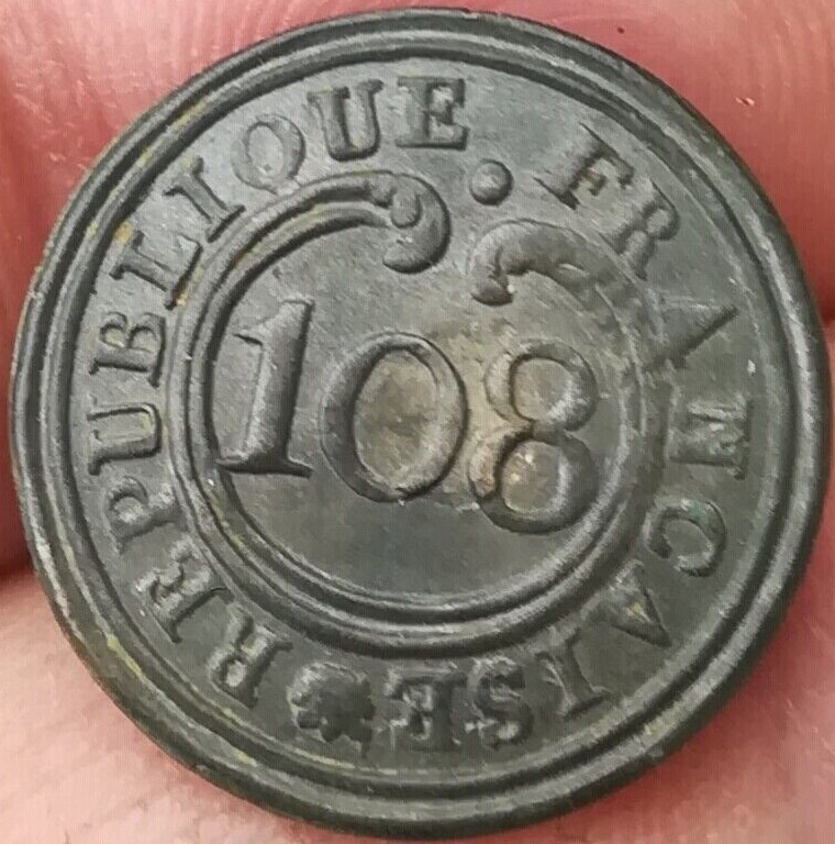 Bouton de la 108e de ligne