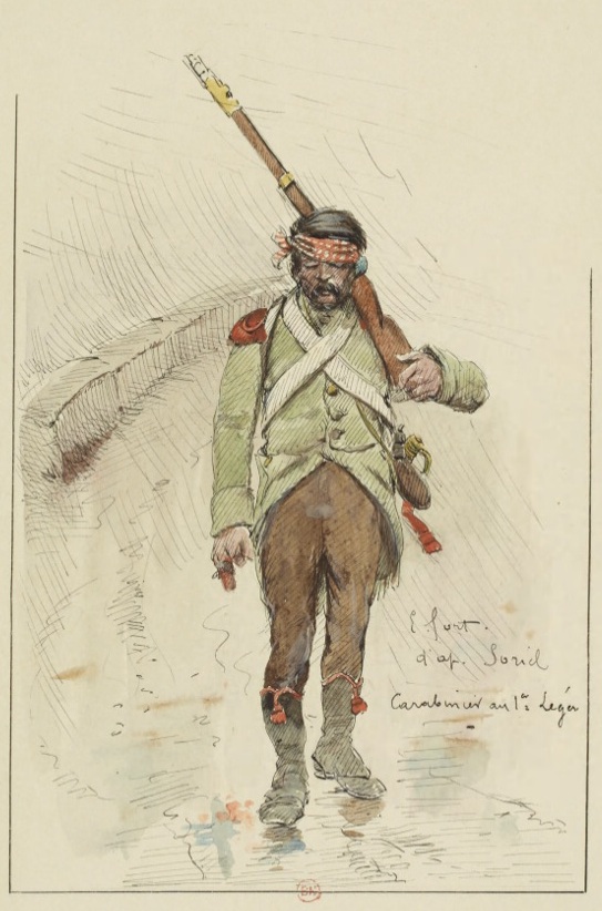 Carabinier en Espagne 1809-1810  1er Lger