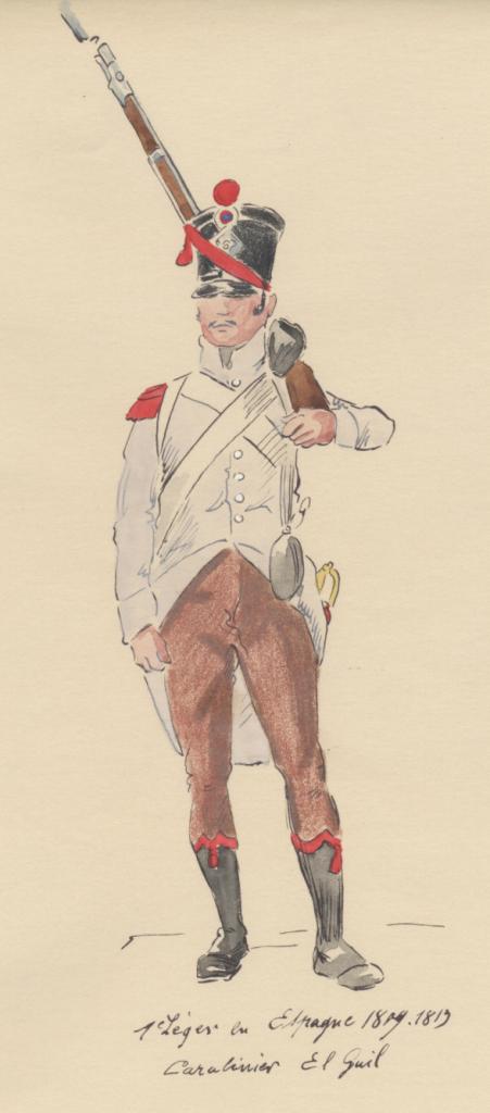 Carabinier en Espagne 1809-1813 1er Lger