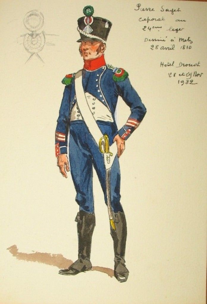 Caporaldu 24e Lger en 1810