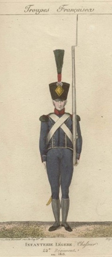 Chasseur 24e Lger, 1813