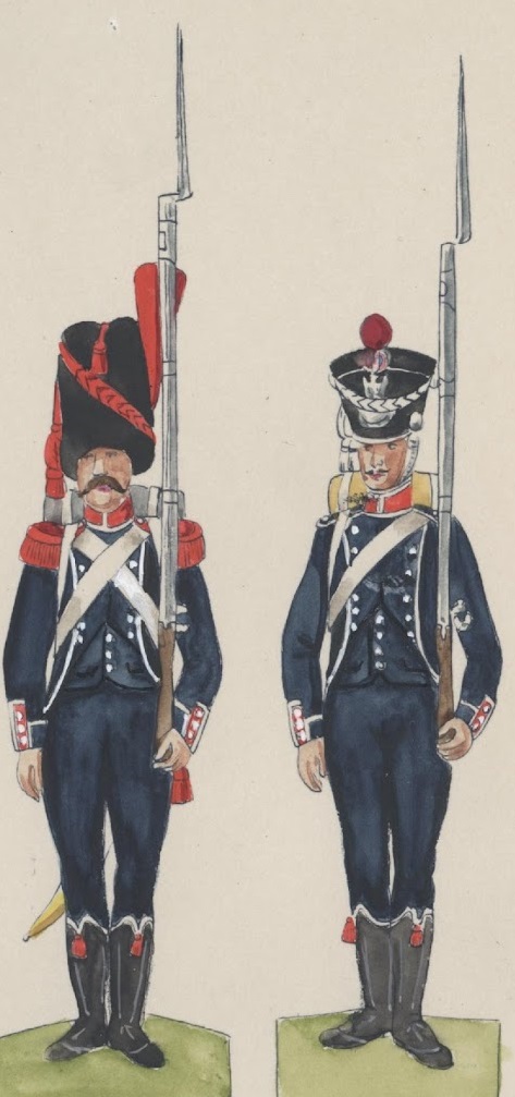 Carabinier et Chasseur du 27e Lger 1809-1810