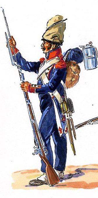 Grenadier du 6e de Ligne vers 1812