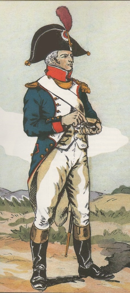 Officier de Fusiliers du 6e de Ligne, 1803