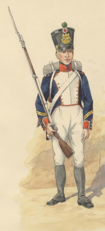 Fusilier du 6e de Ligne 1813