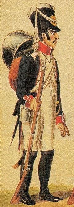 Fusilier du 17e de Ligne, 1806