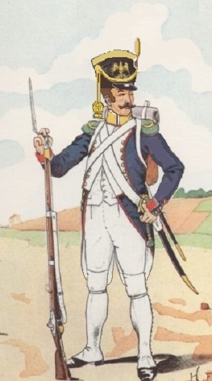 Voltigeur du 17e de Ligne, 1806