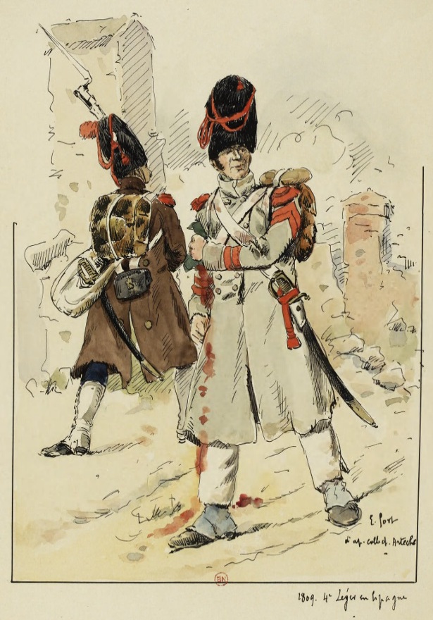 Carabiniers 4e Lger Espagne 1809