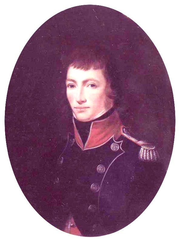 Delzon en tenue d'Officier de la 4e Lgre vers 1796