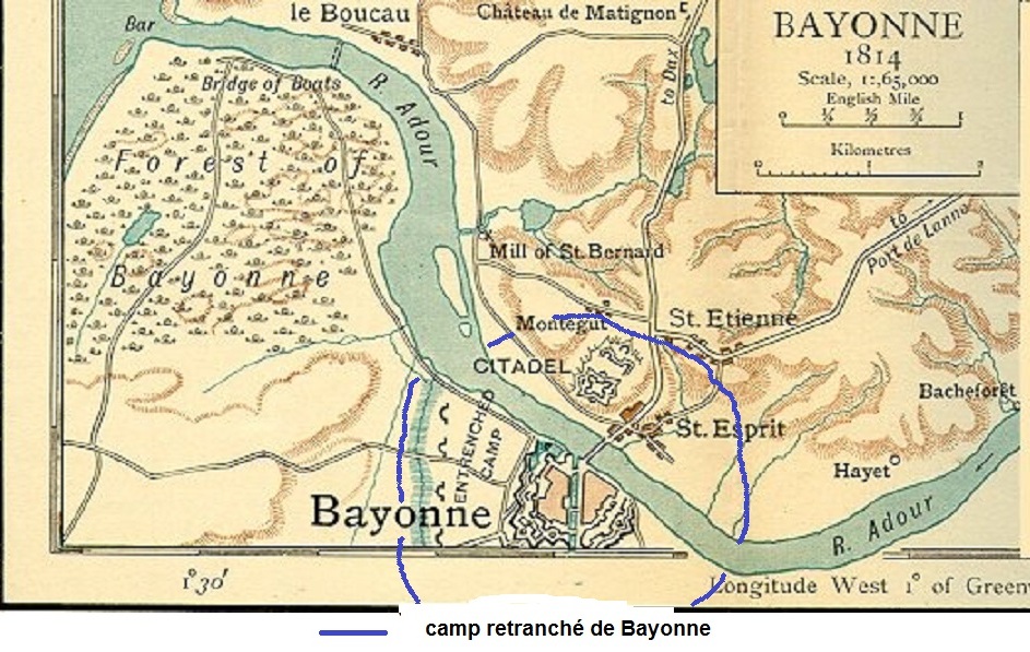 Bayonne en 1814