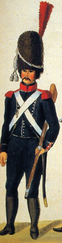 Carabinier du 5e Lger en 1807-1808