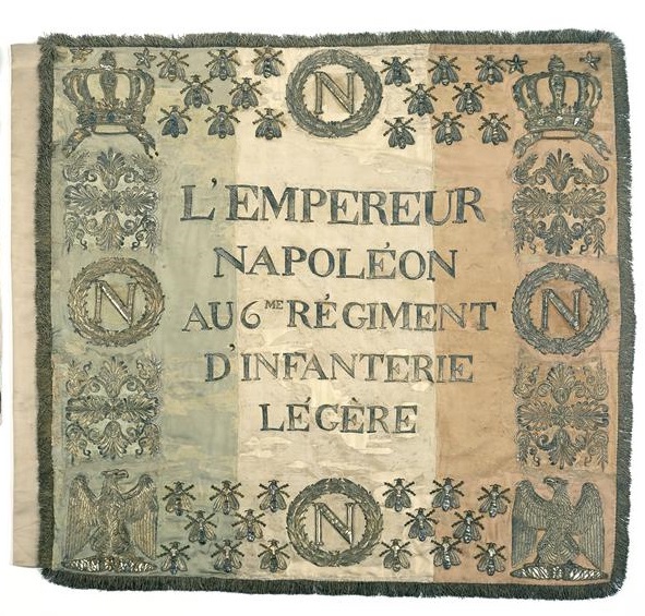 Drapeau du 6e Lger, modle 1812