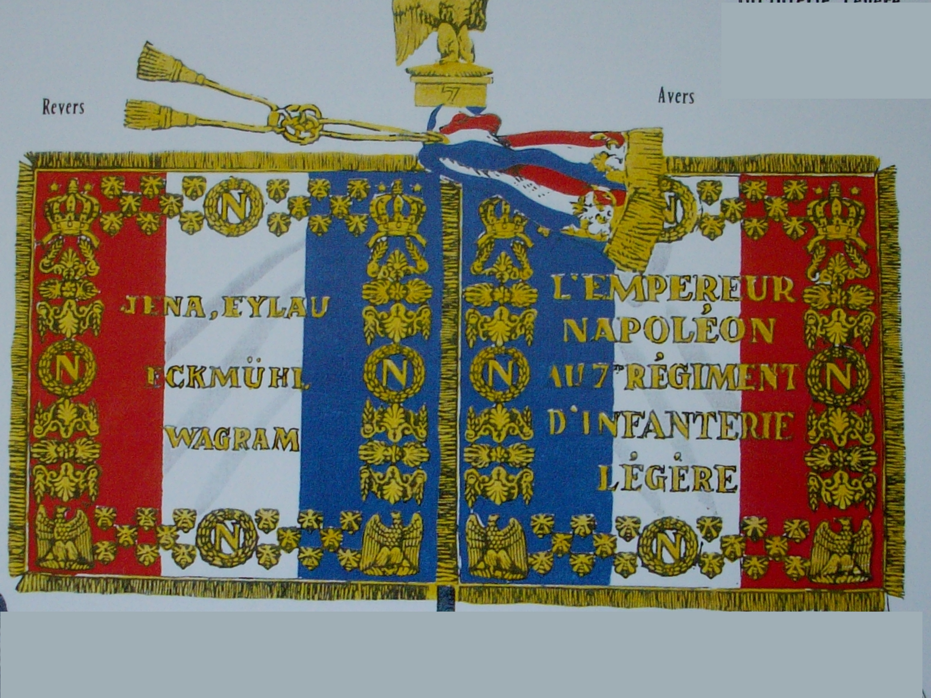 Drapeau 7e Lger 1812