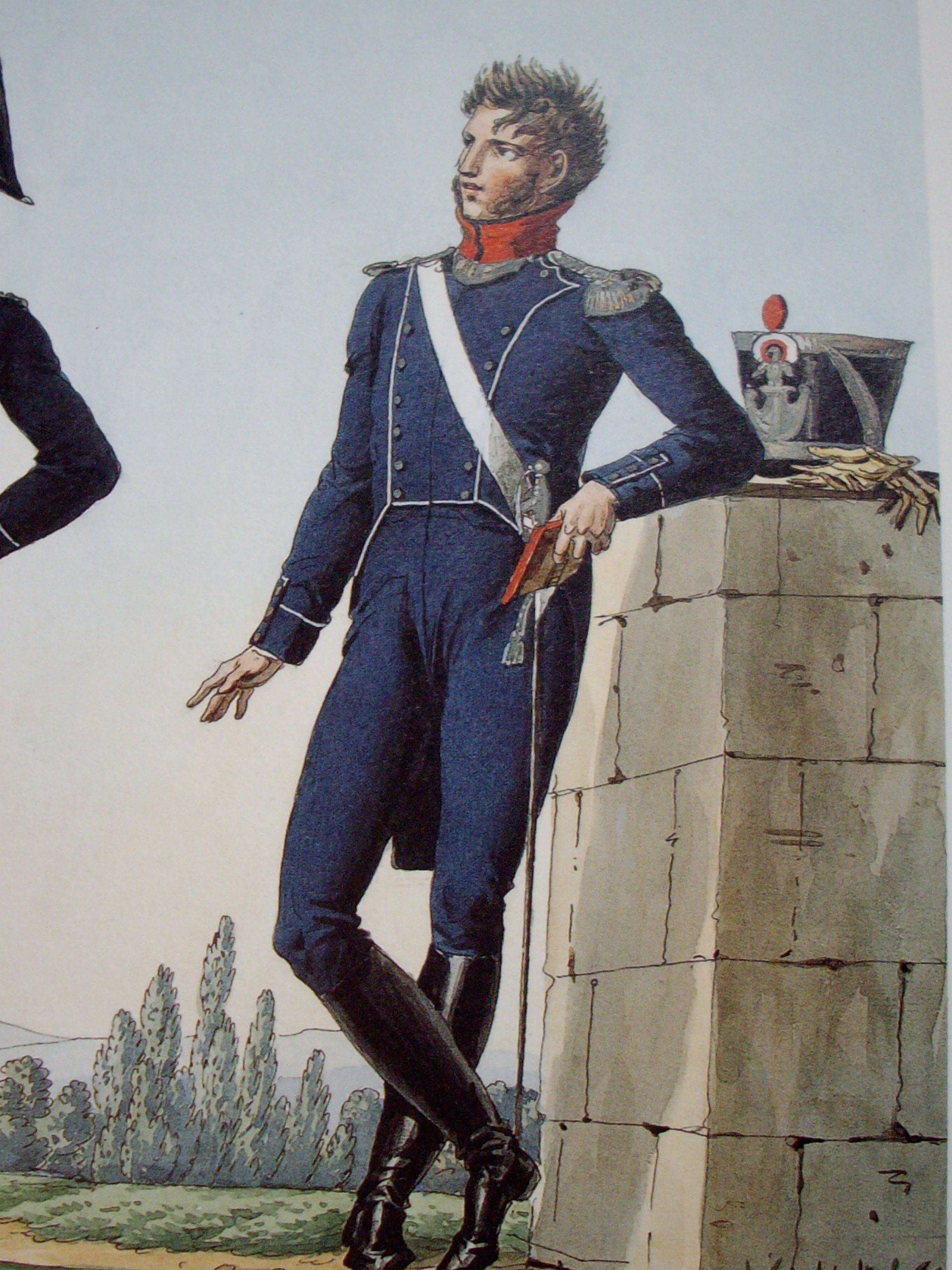 Officier 7e Lger 1813