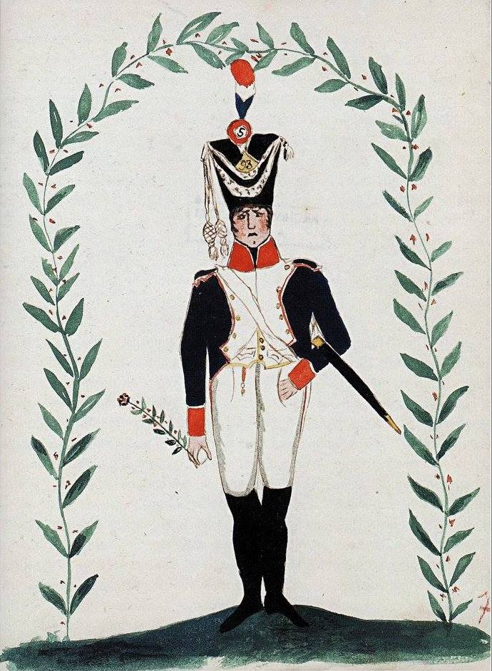 Fusilier du 93e de Ligne vers 1807-1808