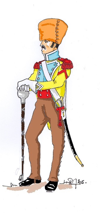 Tambour Maitre du 18e Lger en Catalogne, 1810-1814