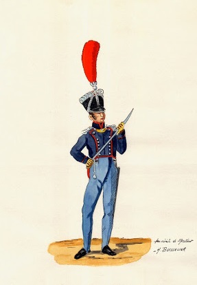 officier d'infanterie 1er corps franc de la seine