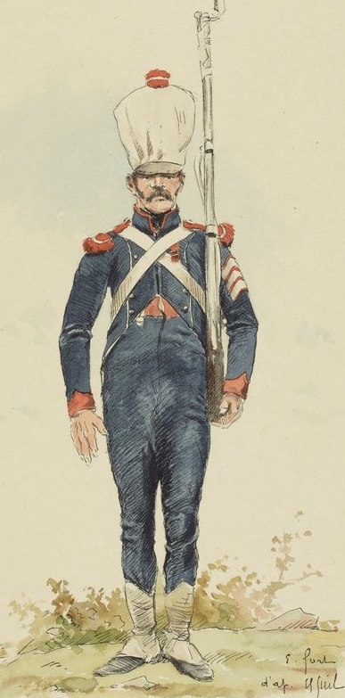 Carabinier 21e Lger, 1809-1811 Fort El Guil