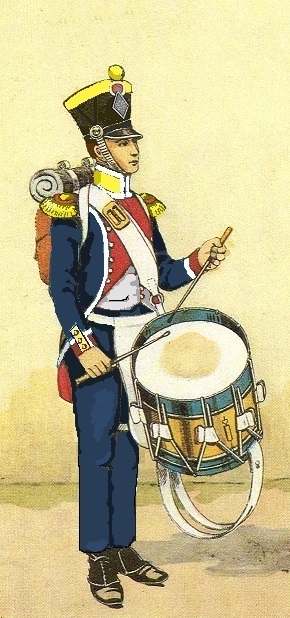 Tambour de Voltigeurs 23e Lger 1810-1811