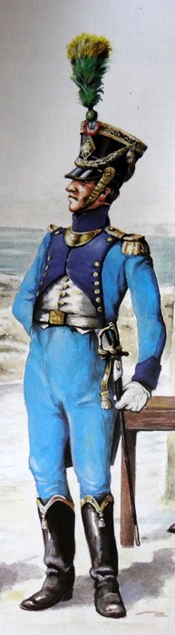 Officier des Dserteurs rentrs vers 1809