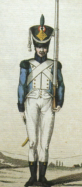 Chasseur de Flessingue, 1810-1814